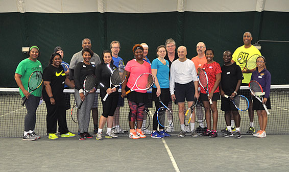 group photo mcta tennis winwin 'tis the season tennis social 2017