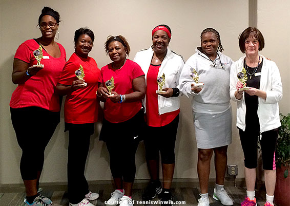 photo of champions of mcta tennis winwin 2.5-women's mini-league fall 2016