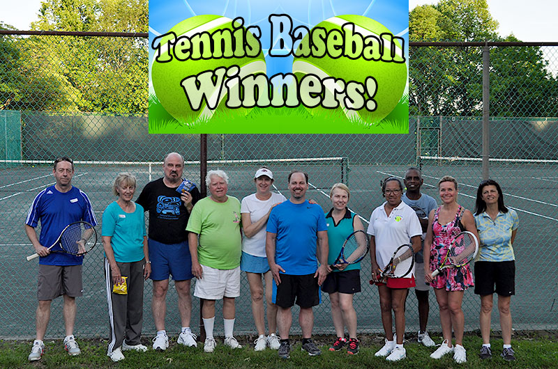 photo of competition winners mcta tennis winwin tis the season tennis social 2016
