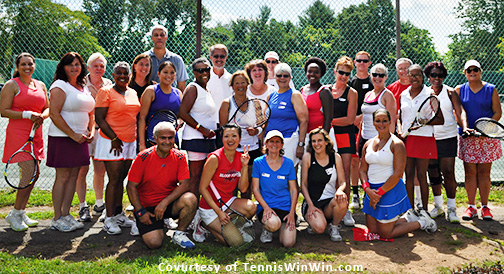 group photo red white and brunch tennis social 2013