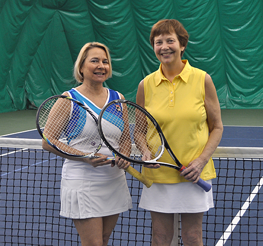 photo of Ann Bent and Beverly Purdue of Tennis WinWin